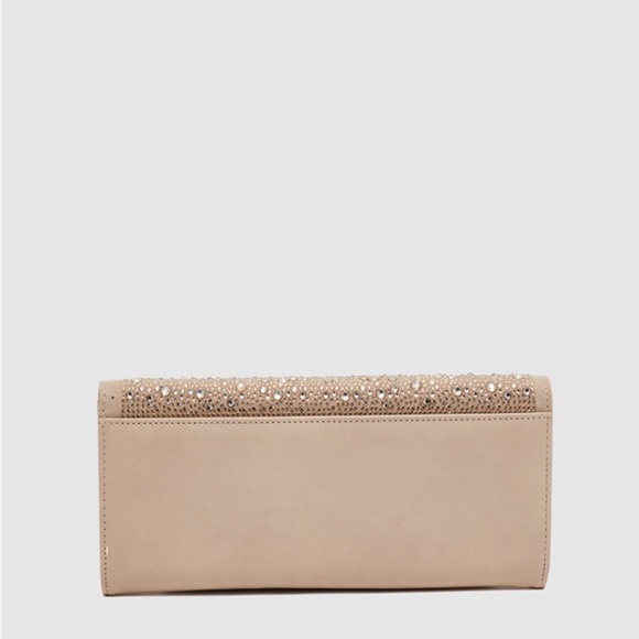 Steve Madden Tan Embellished Clutch - Picture 2 of 4